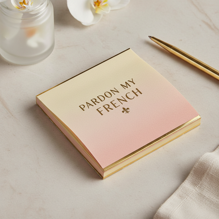 All Pardon My French Sticky Note Blocks