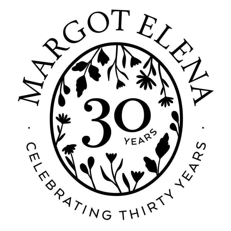 Margot Elena 30th Anniversary Logo