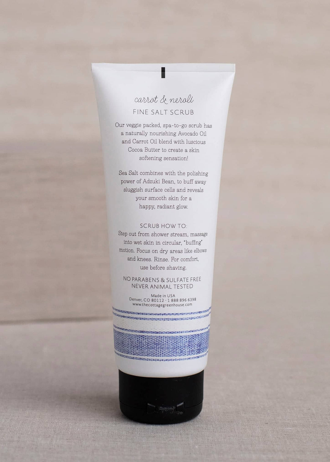 Carrot & Neroli Salt Scrub - Back