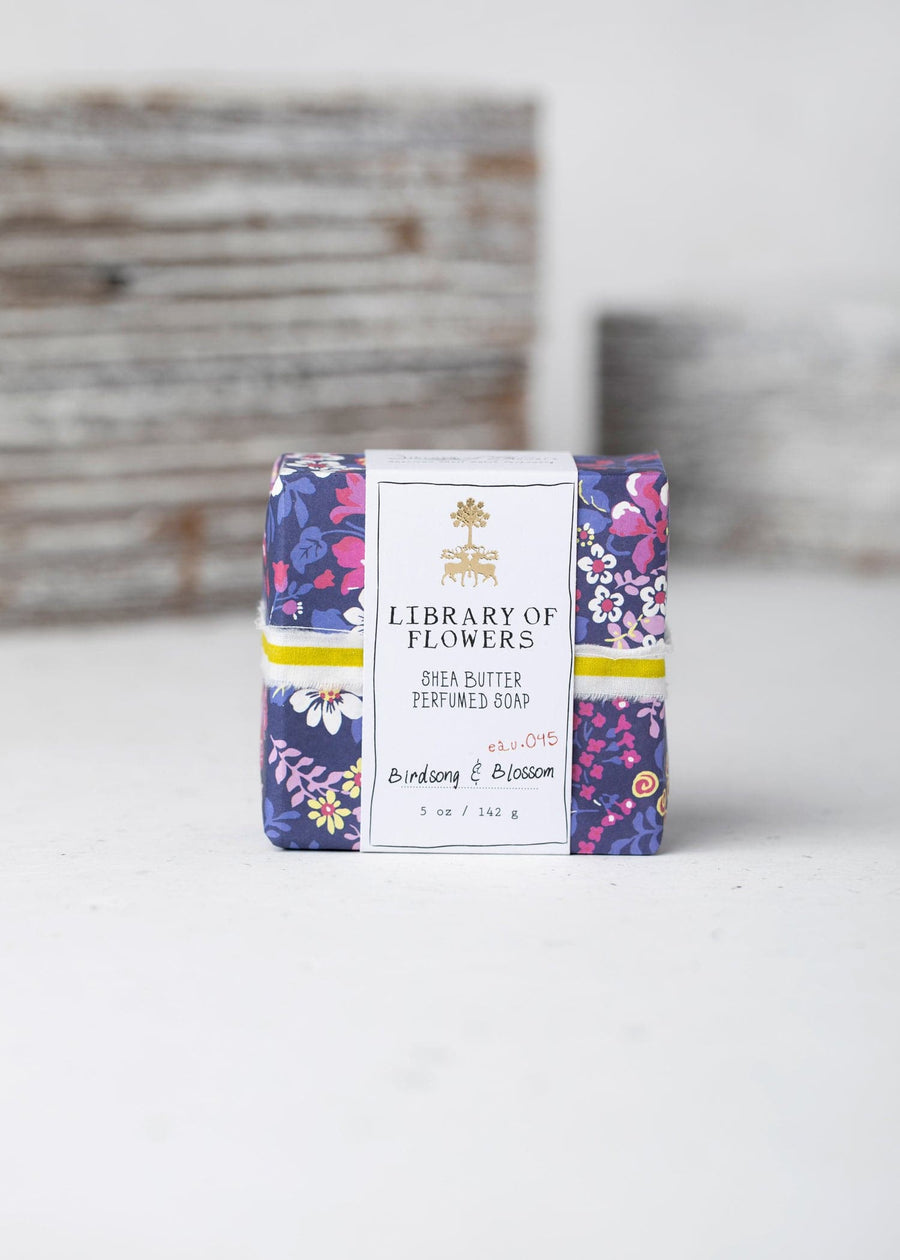 Library of Flowers Shea Butter Soap Margot Elena