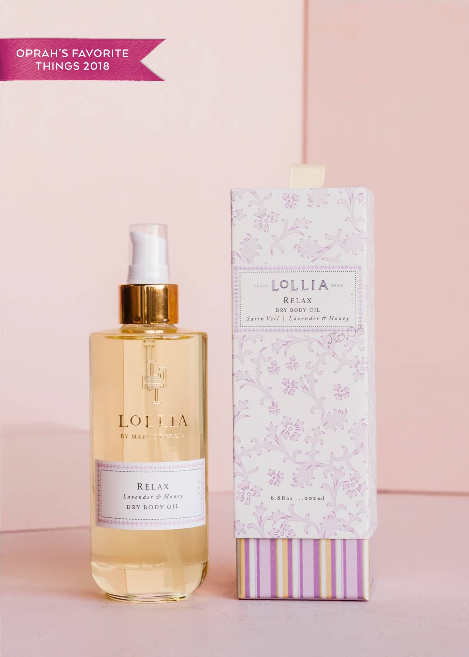 Lollia Relax Moisturizing Dry Body Oil | Margot Elena