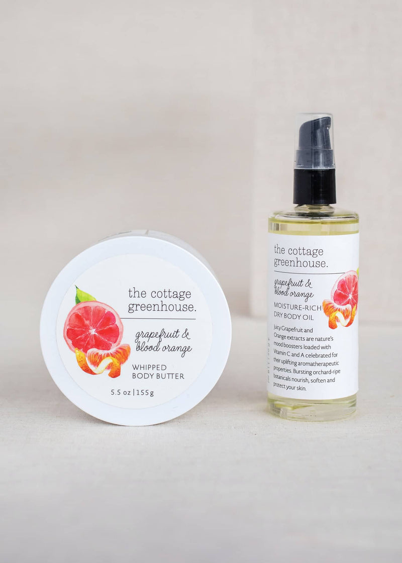 Grapefruit & Blood Orange Body Butter & Dry Body Oil Duo